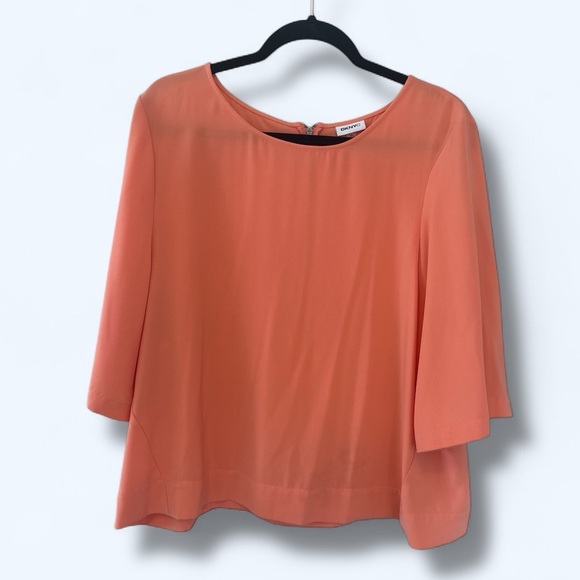 DKNYC Salmon Color Blouse - Picture 1 of 9